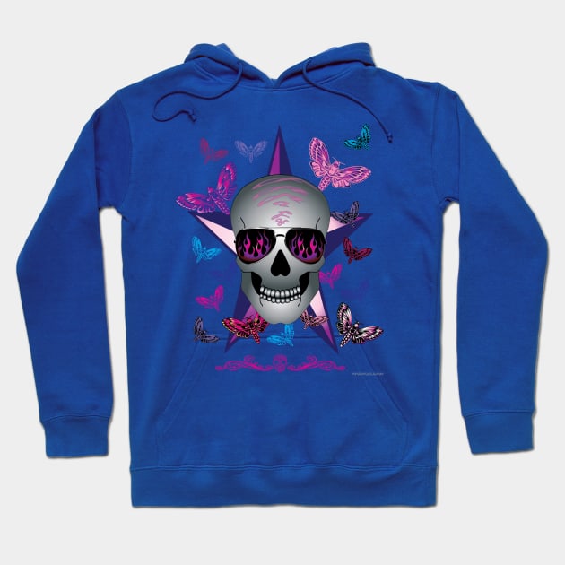 MothSkull Hoodie by MYK BENTLEY DESIGN